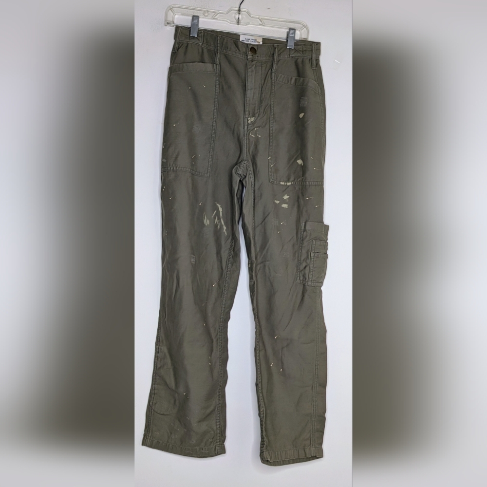 Frame x Jordan Barrett Cargo Pants | Paint Splatter